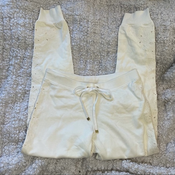 JUICY Couture Light Yellow Y2K Sweatpants Small - Picture 1 of 7